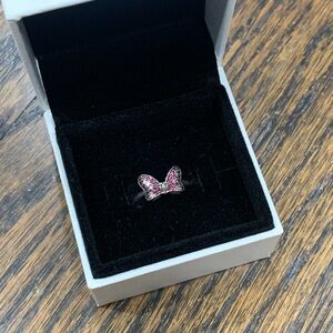 New Pandora Disney Minnie Mouse Bow Ring Size 48
